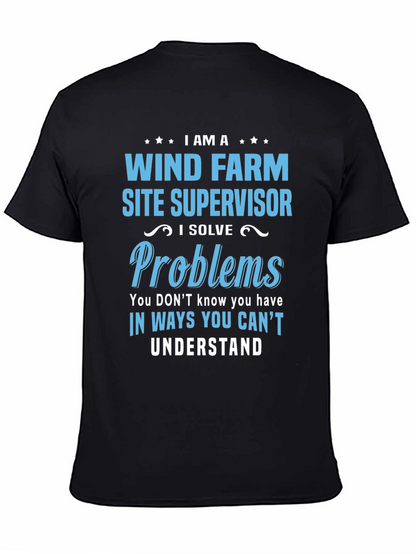 Wind Farm Site Supervisor T-Shirt