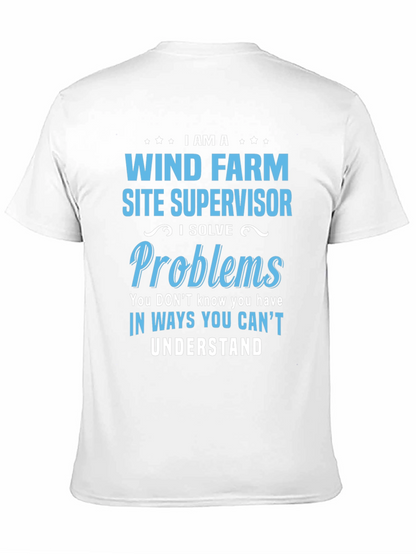 Wind Farm Site Supervisor T-Shirt
