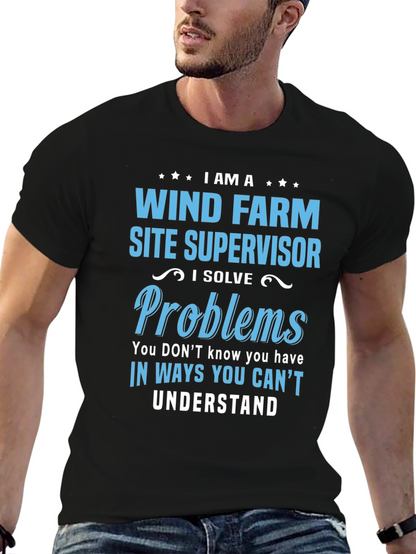 Wind Farm Site Supervisor T-Shirt