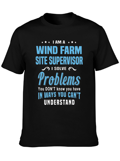 Wind Farm Site Supervisor T-Shirt