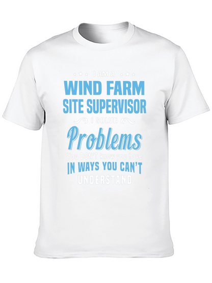 Wind Farm Site Supervisor T-Shirt