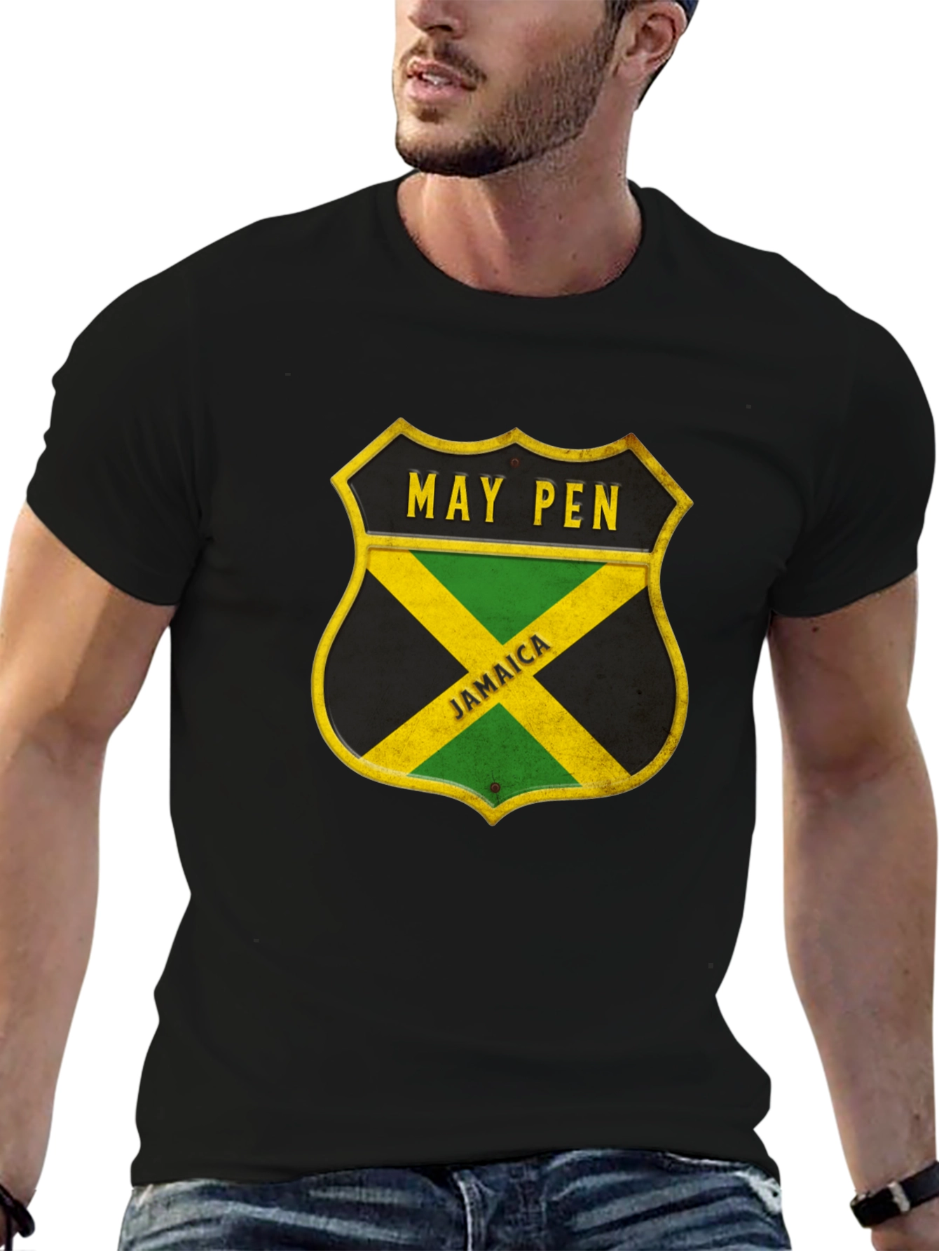 May Pen Jamaica Shield Graphic T-Shirt