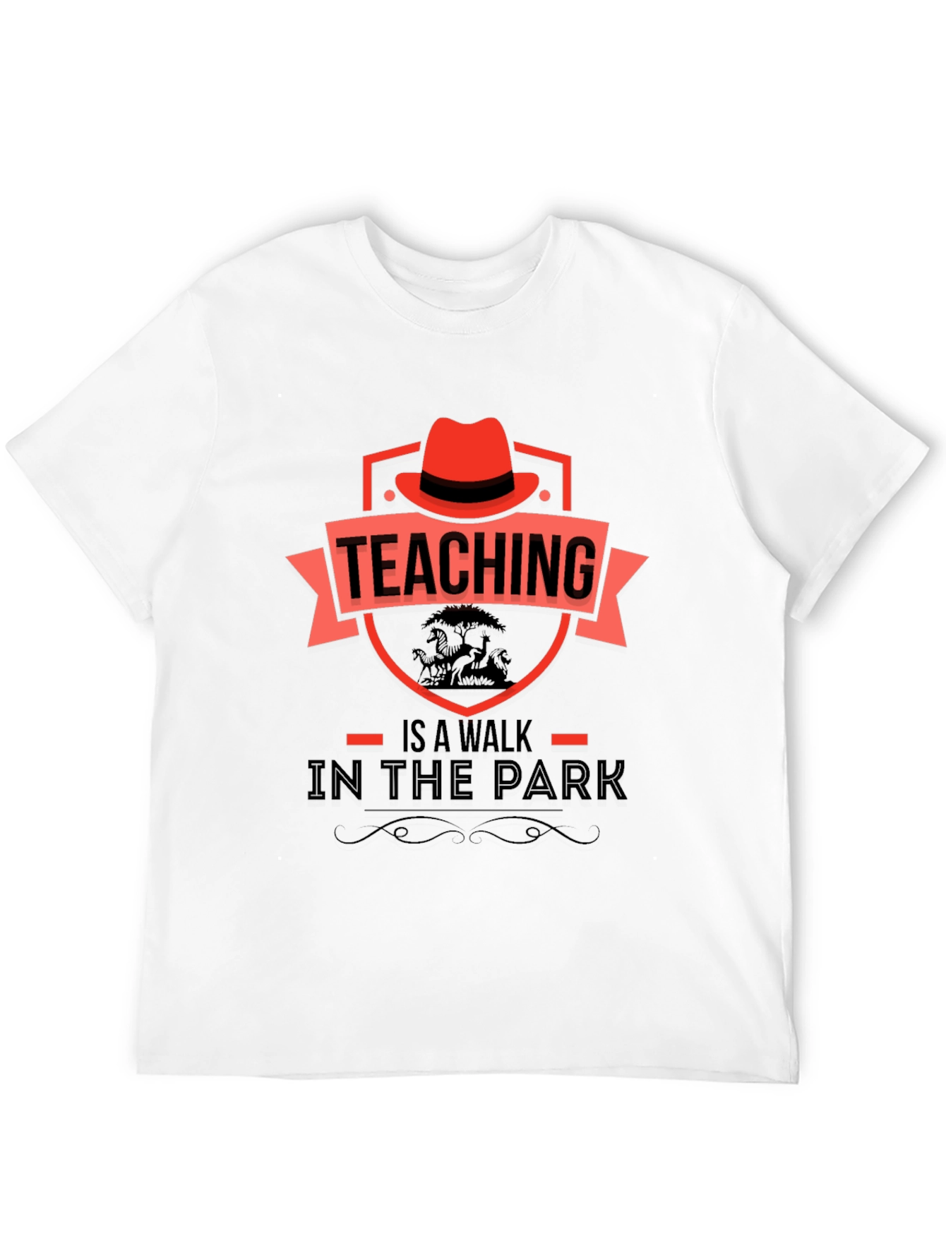 Teaching Is A Walk In The Park Graphic T-Shirt