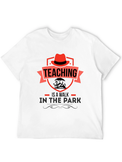 Teaching Is A Walk In The Park Graphic T-Shirt