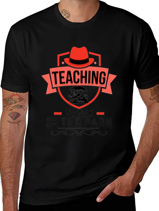 Teaching Is A Walk In The Park Graphic T-Shirt
