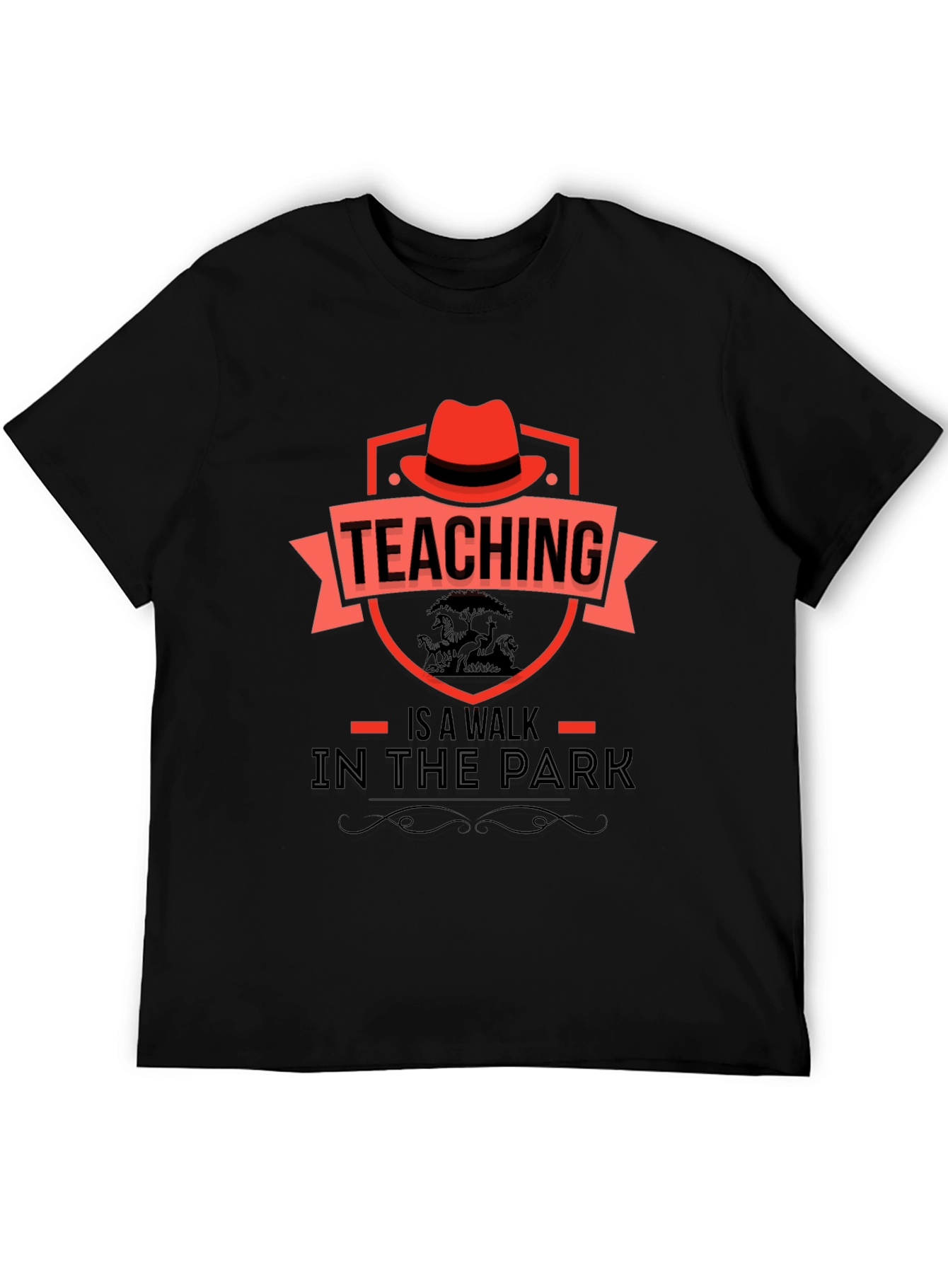 Teaching Is A Walk In The Park Graphic T-Shirt