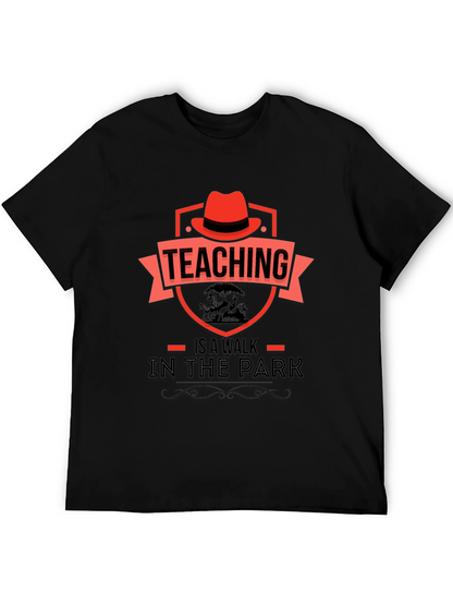 Teaching Is A Walk In The Park Graphic T-Shirt