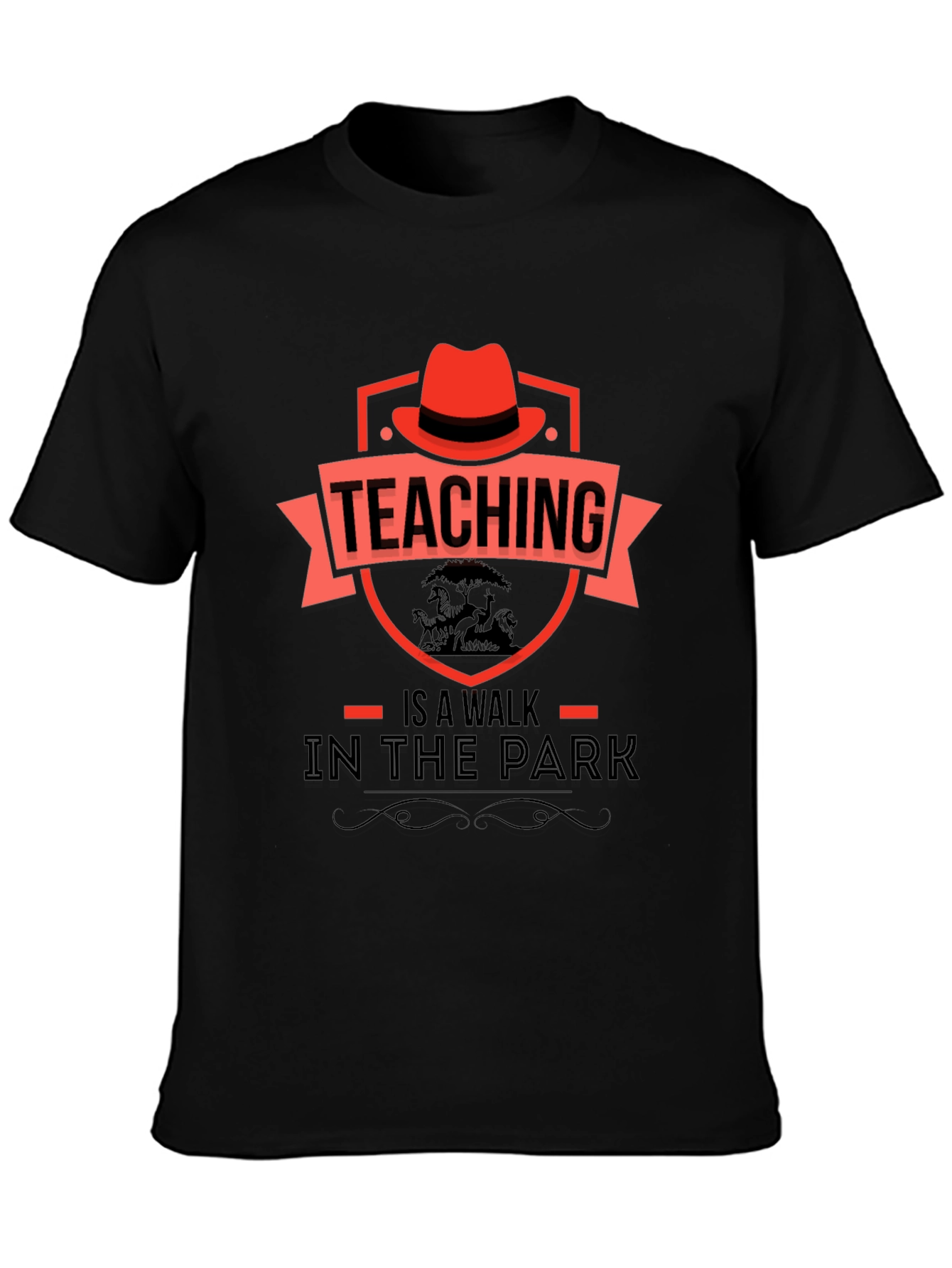 Teaching Is A Walk In The Park Graphic T-Shirt