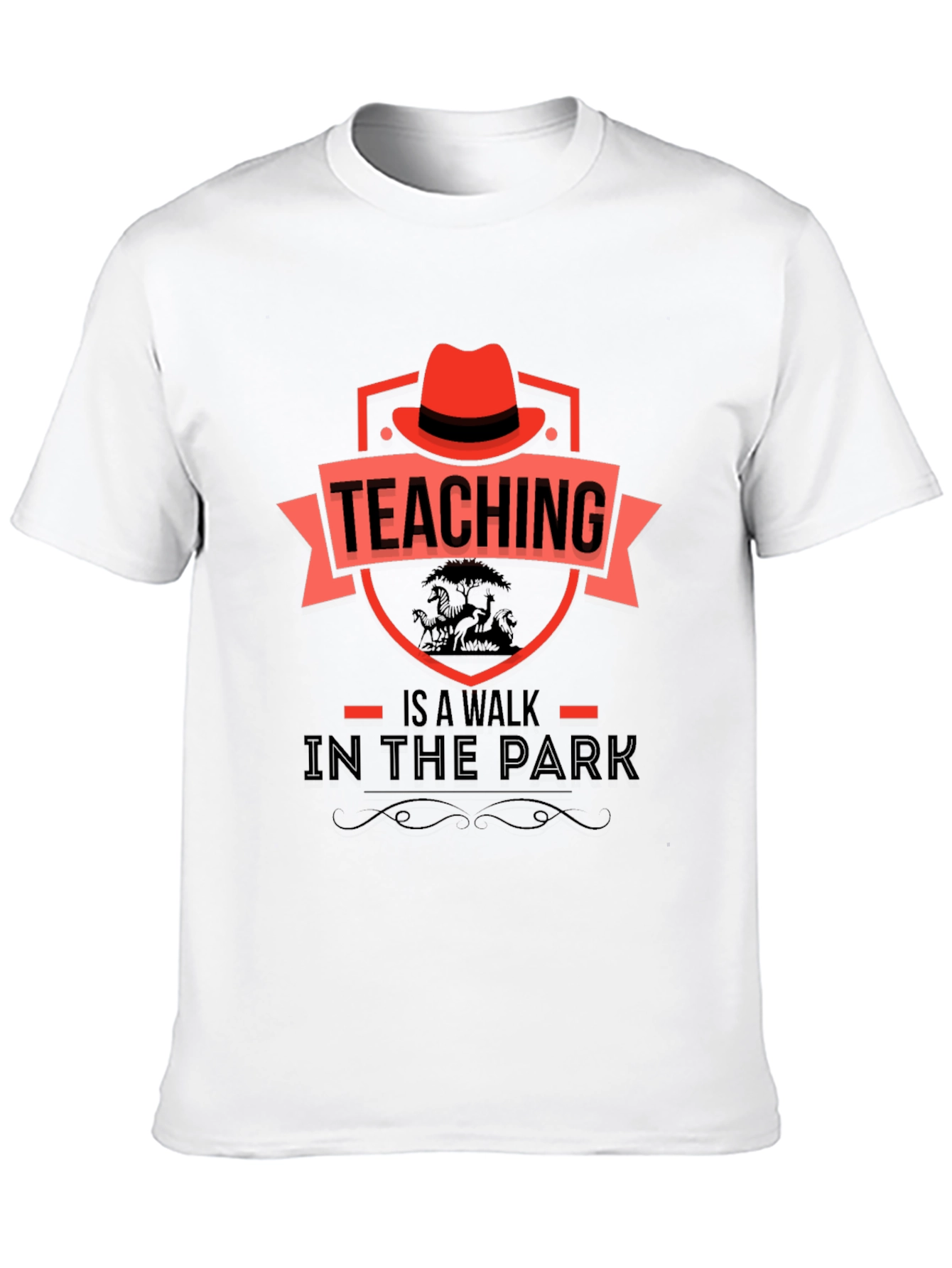 Teaching Is A Walk In The Park Graphic T-Shirt