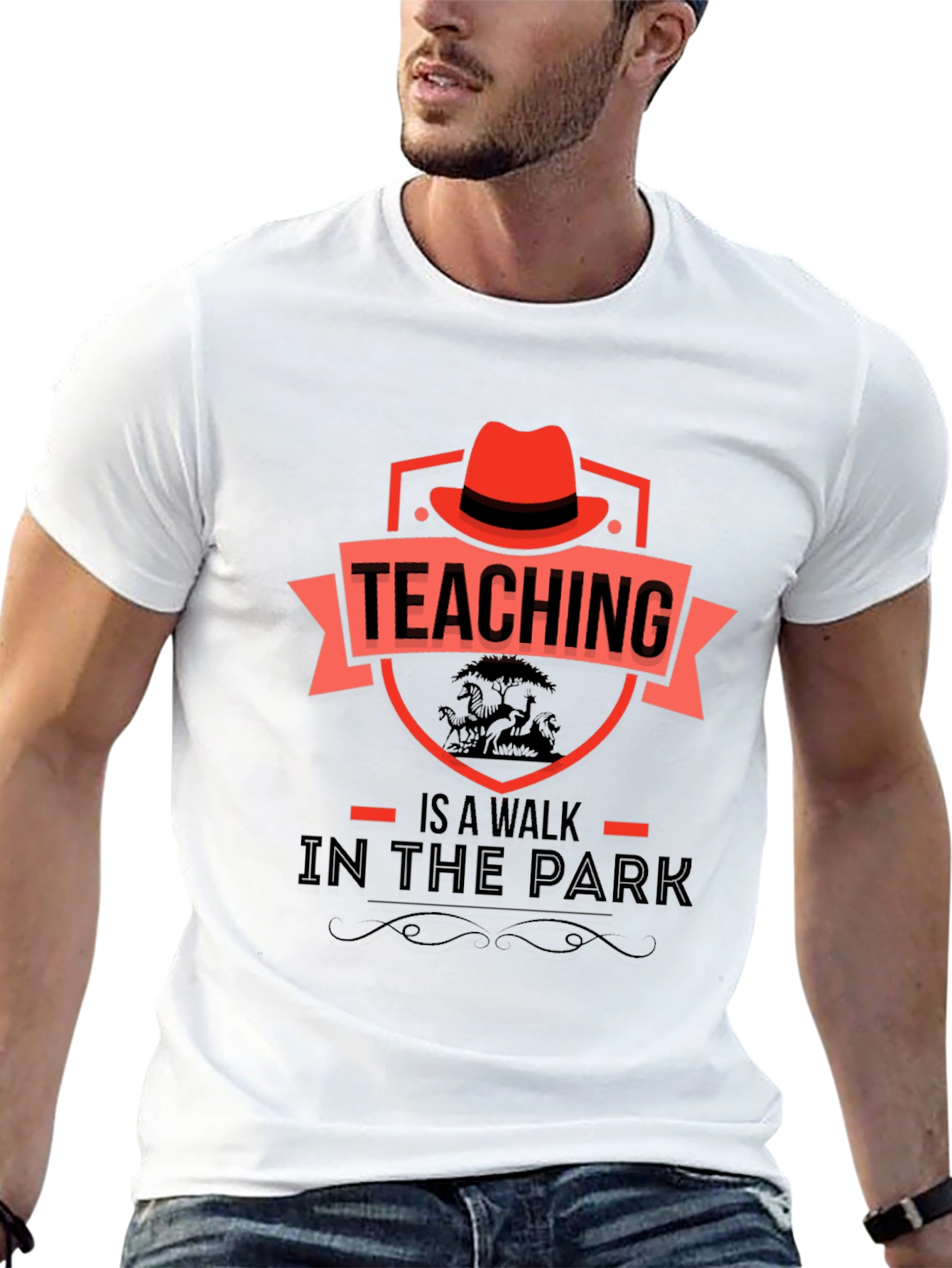 Teaching Is A Walk In The Park Graphic T-Shirt