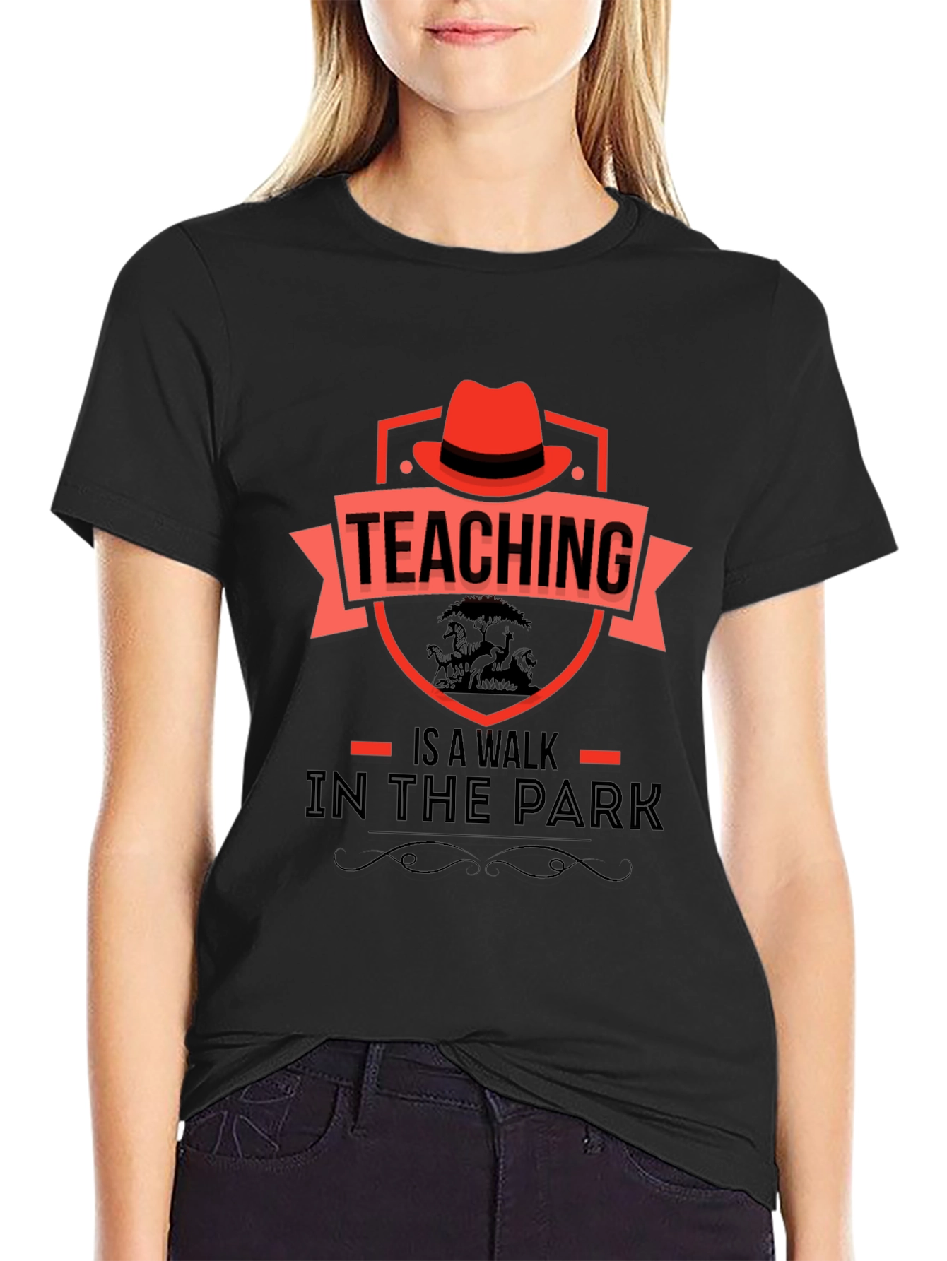 Teaching Is A Walk In The Park Graphic T-Shirt