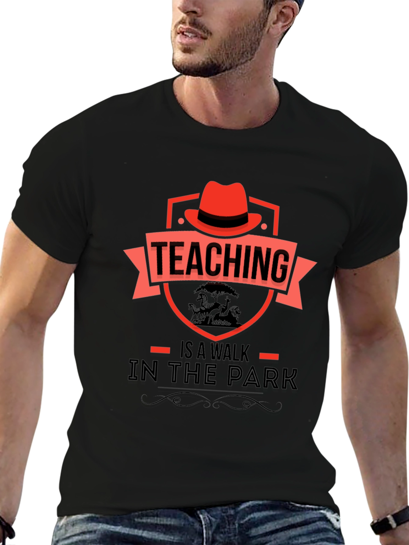 Teaching Is A Walk In The Park Graphic T-Shirt