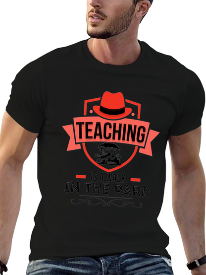Teaching Is A Walk In The Park Graphic T-Shirt