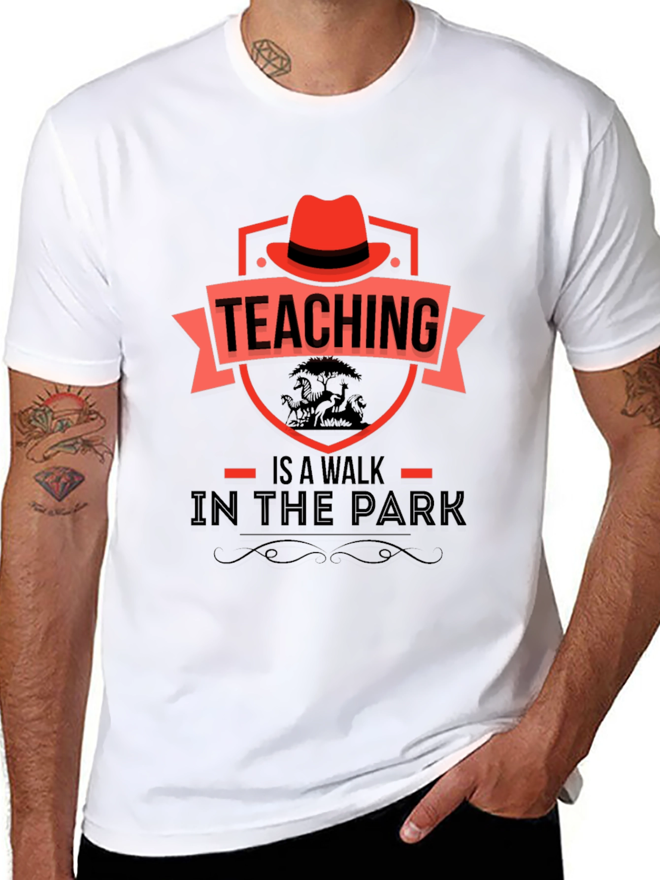 Teaching Is A Walk In The Park Graphic T-Shirt