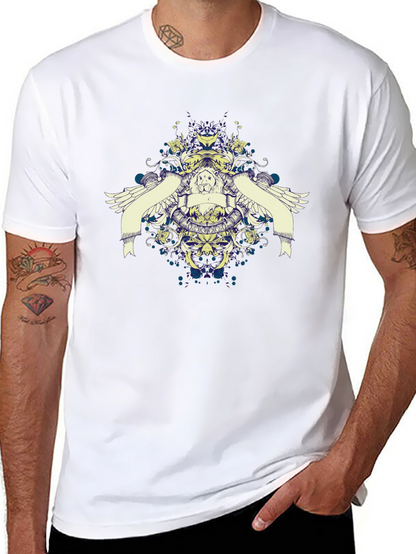 Graphic Print Black Casual T-Shirt
