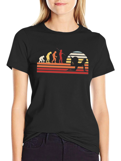 Evolution of Yoga Black T-Shirt