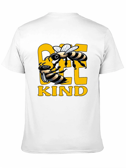 Bee Kind Graphic Tee - Black Cotton T-Shirt