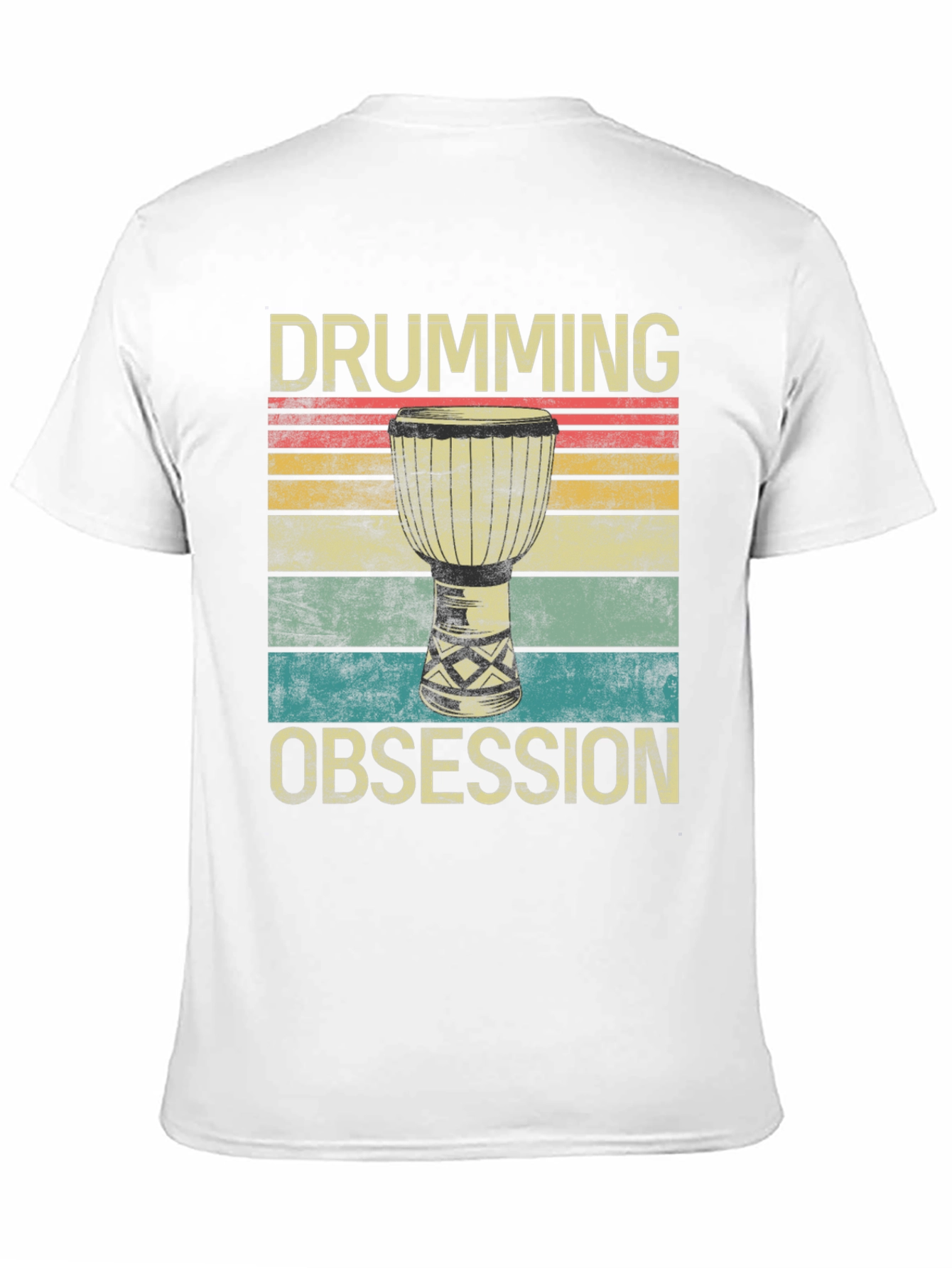 Drumming Obsession Retro T-Shirt