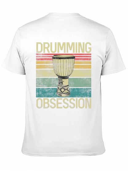 Drumming Obsession Retro T-Shirt