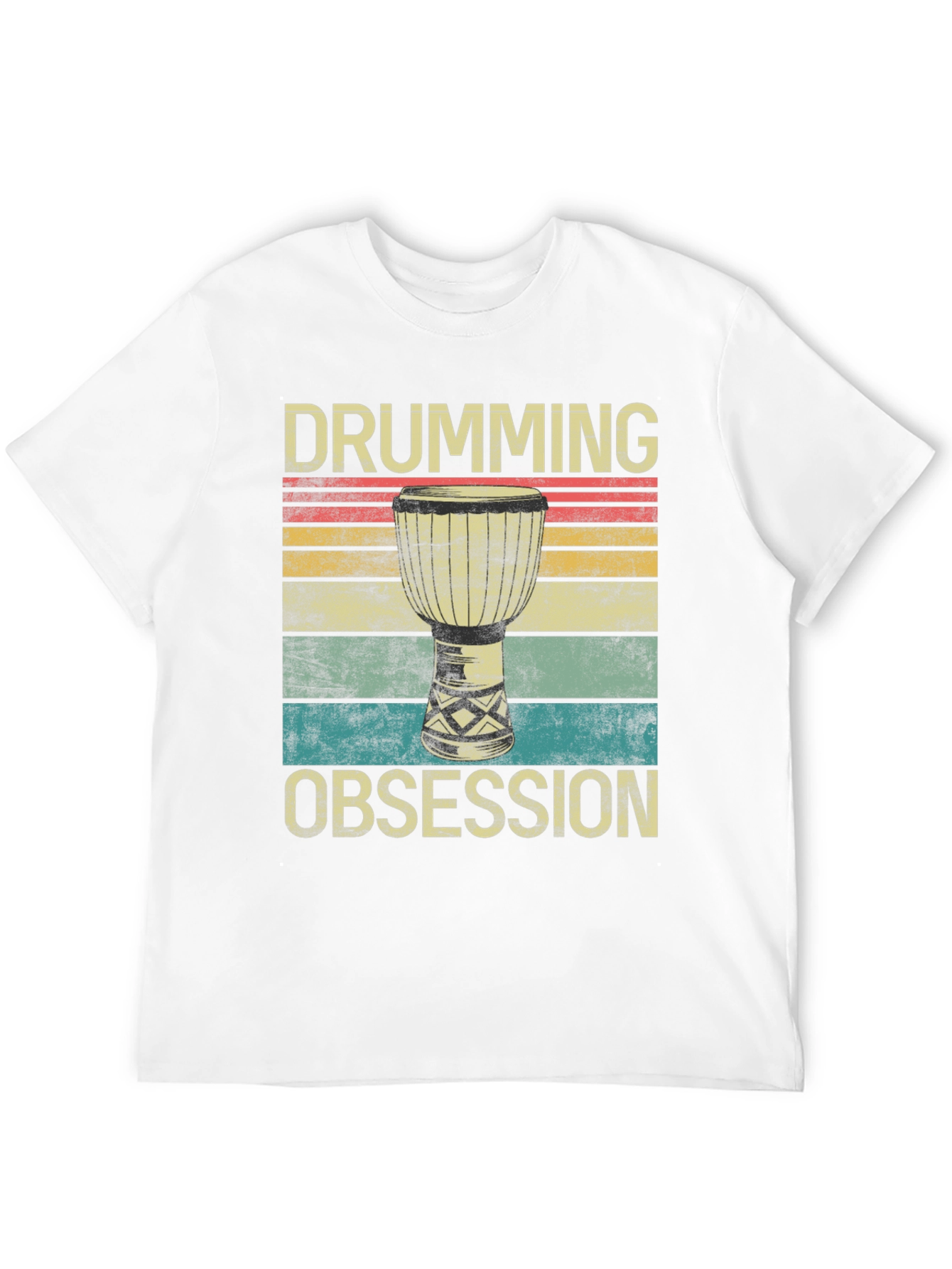 Drumming Obsession Retro T-Shirt