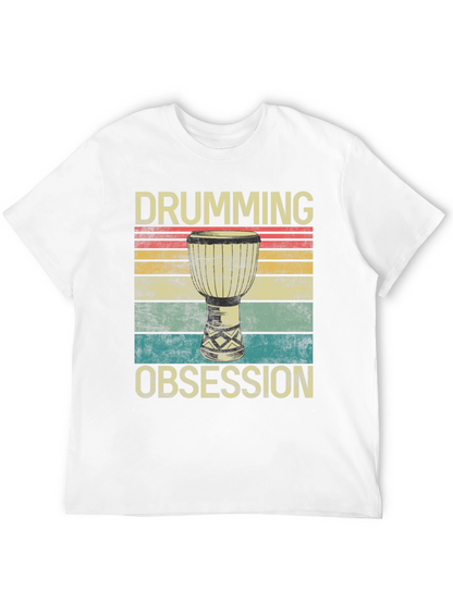 Drumming Obsession Retro T-Shirt