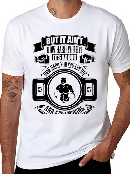 Motivational Boxing T-Shirt: Rocky Quote