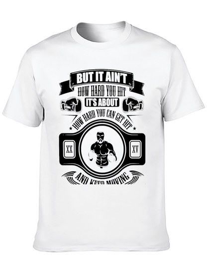 Motivational Boxing T-Shirt: Rocky Quote