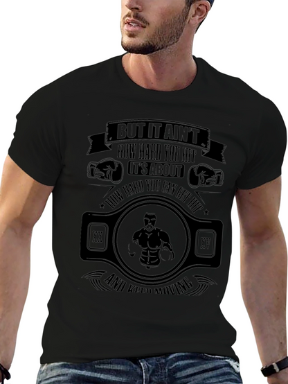 Motivational Boxing T-Shirt: Rocky Quote