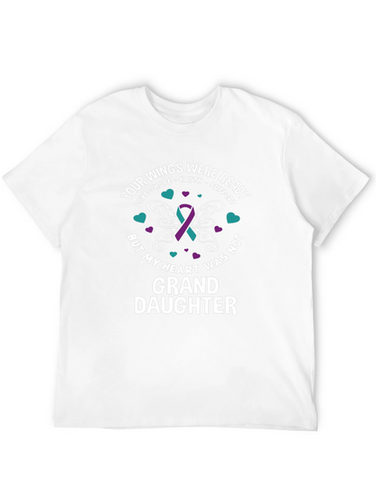 Granddaughter Memorial T-Shirt - Wings Ready Heart Not