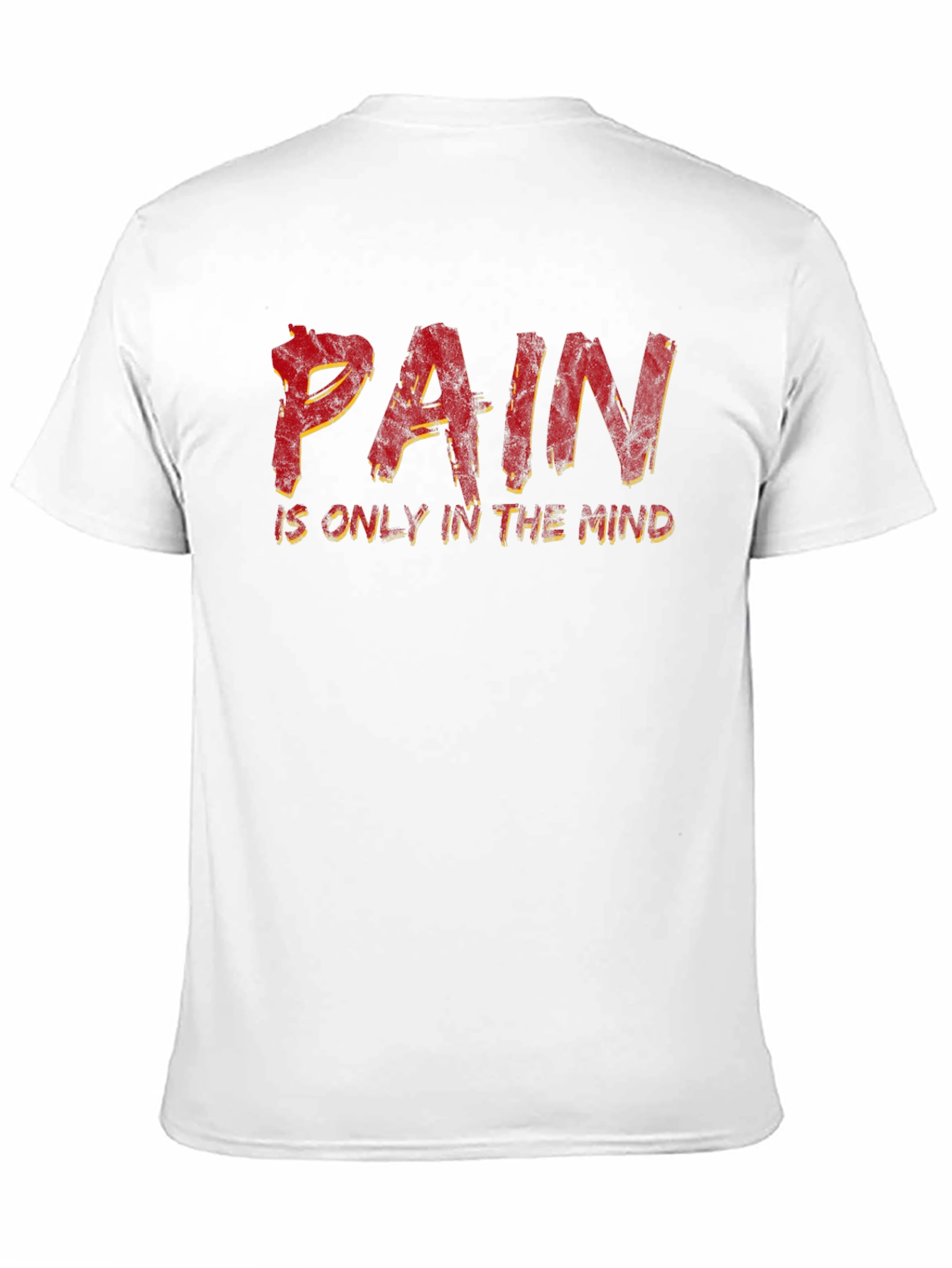 Pain is Only in the Mind Black T-Shirt