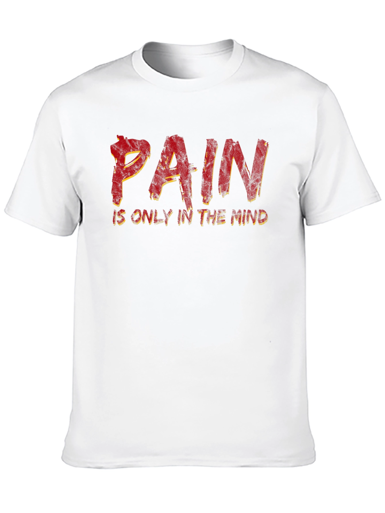 Pain is Only in the Mind Black T-Shirt