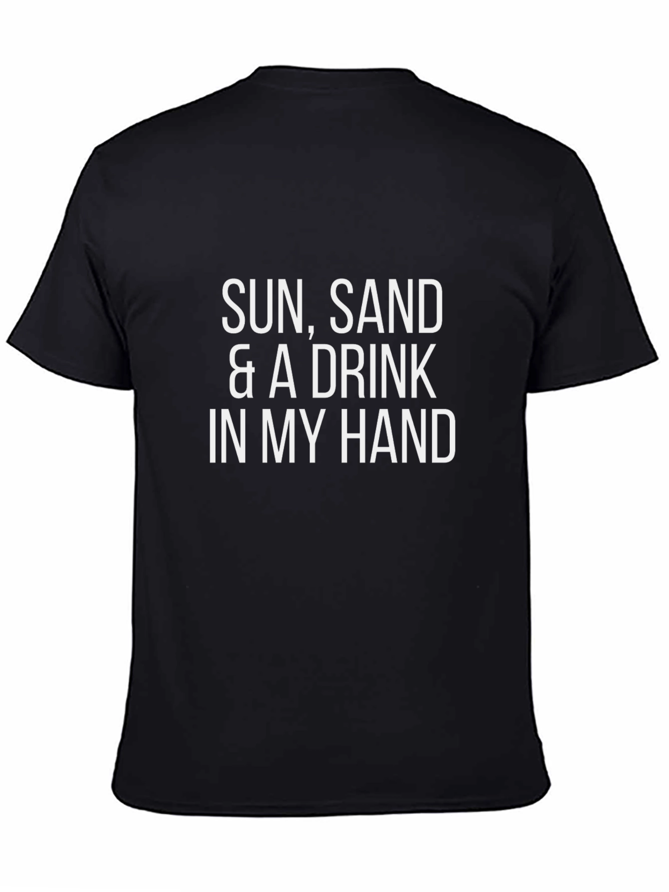 Sun Sand & Drink Graphic Tee - Black