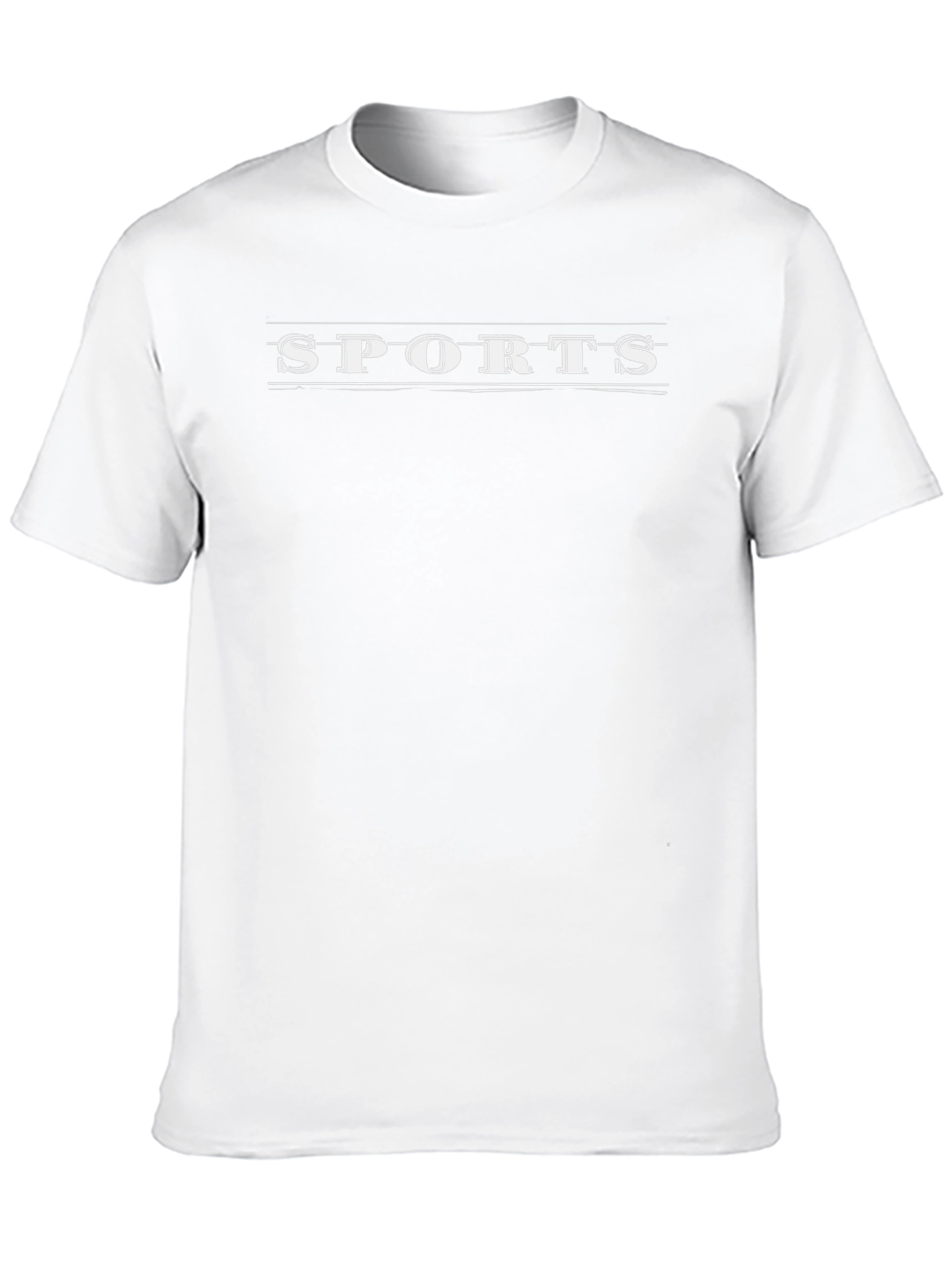 Black SPORTS Graphic Tee