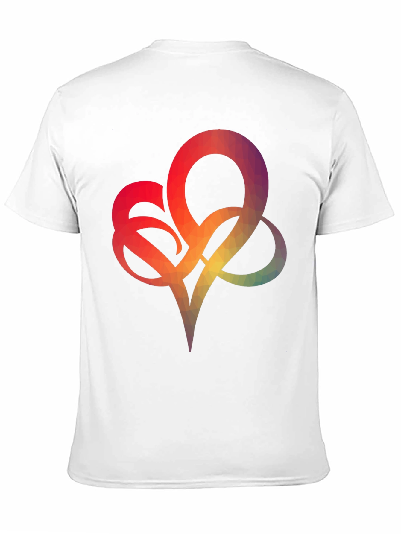 Geometric Heart Graphic Tee
