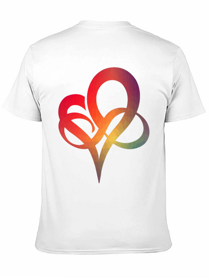 Geometric Heart Graphic Tee
