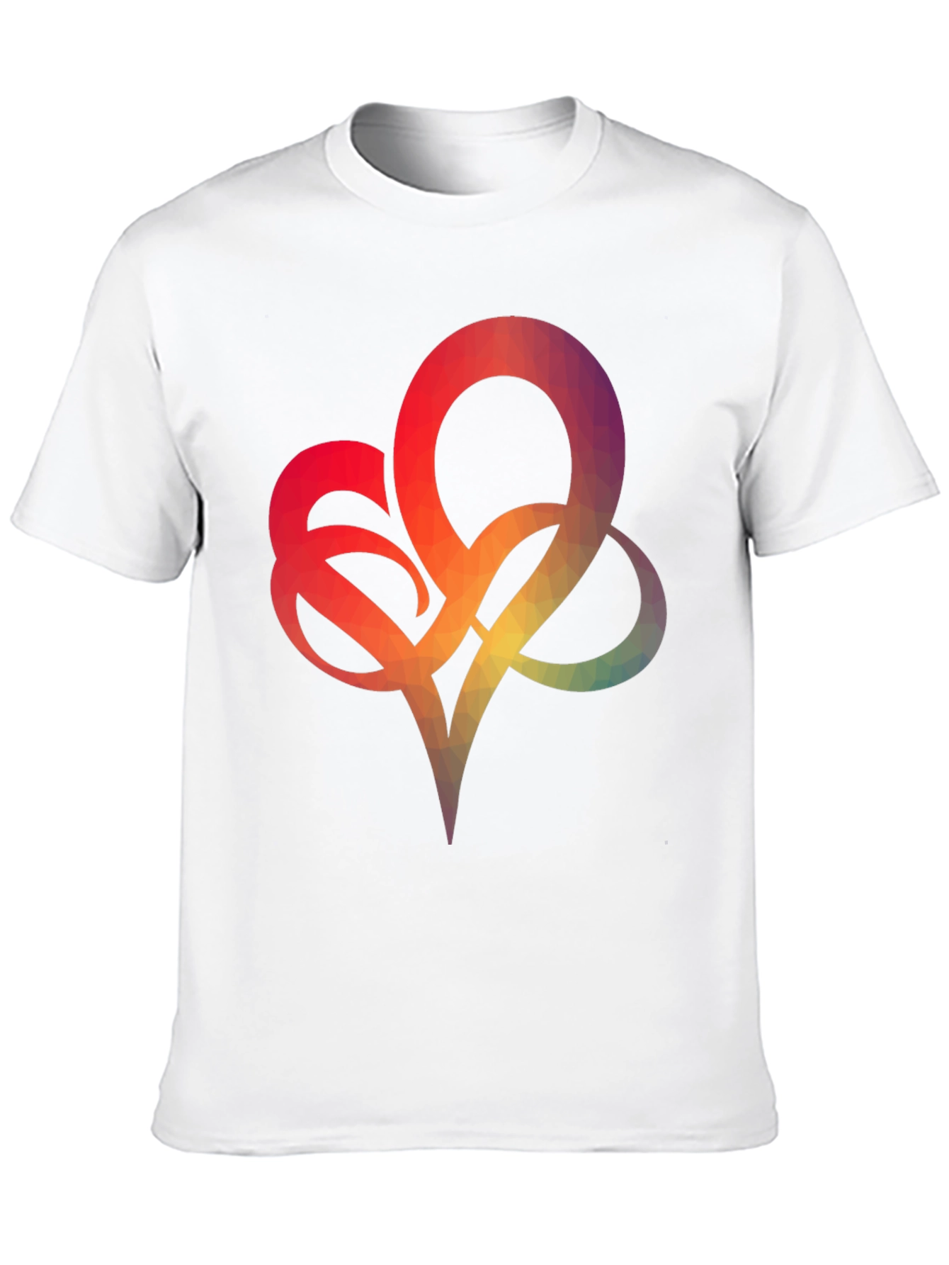 Geometric Heart Graphic Tee