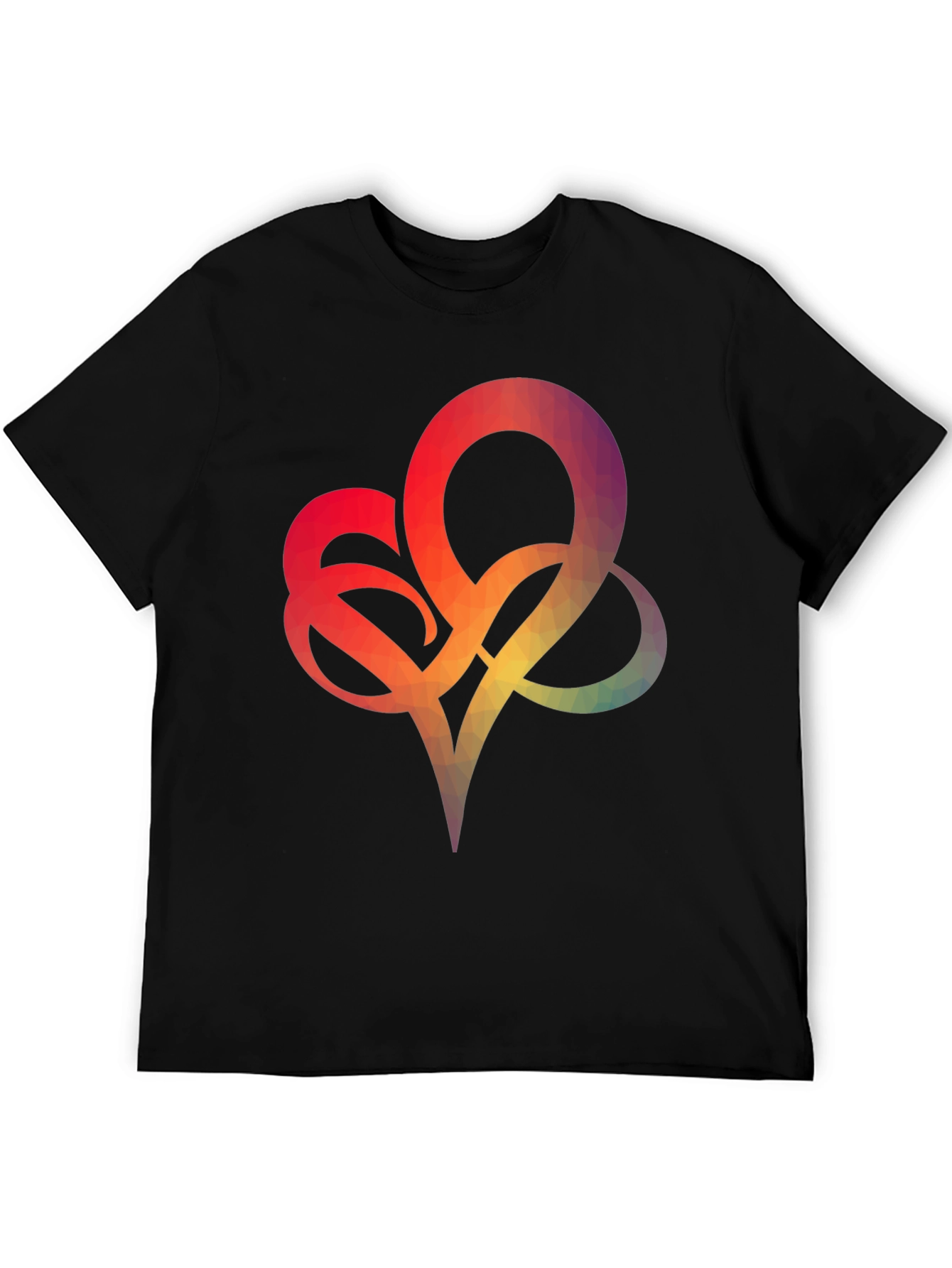 Geometric Heart Graphic Tee