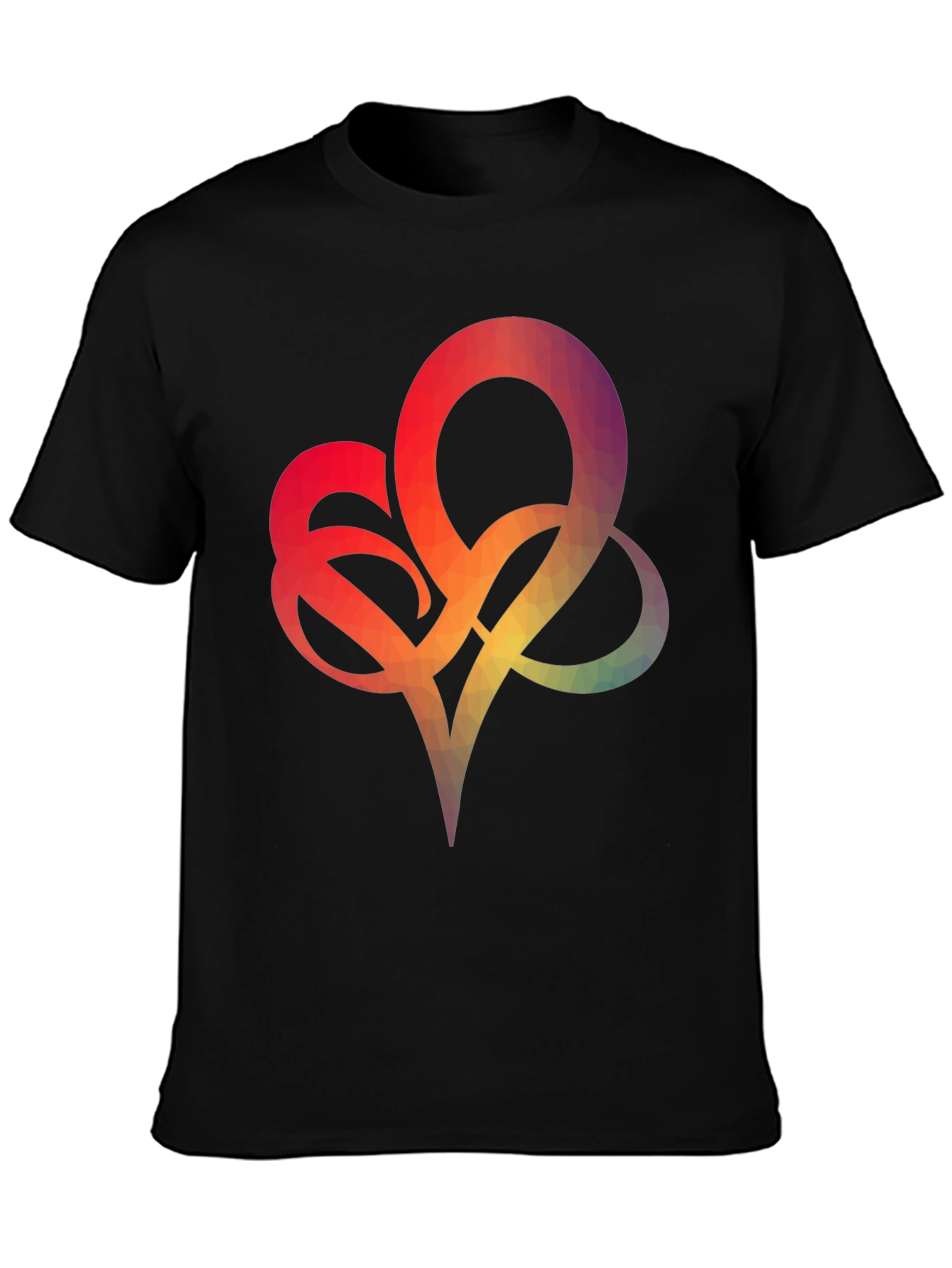 Geometric Heart Graphic Tee