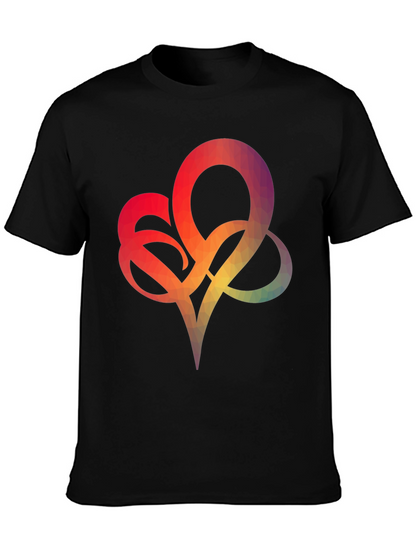 Geometric Heart Graphic Tee