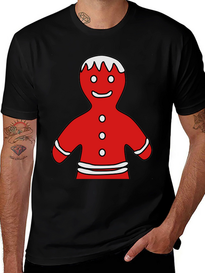 Gingerbread Man Graphic Tee - Holiday Festive Shirt