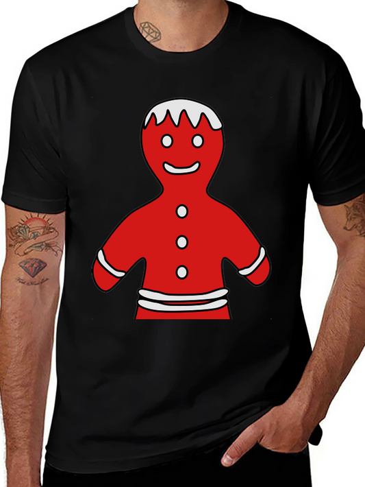 Gingerbread Man Graphic Tee - Holiday Festive Shirt