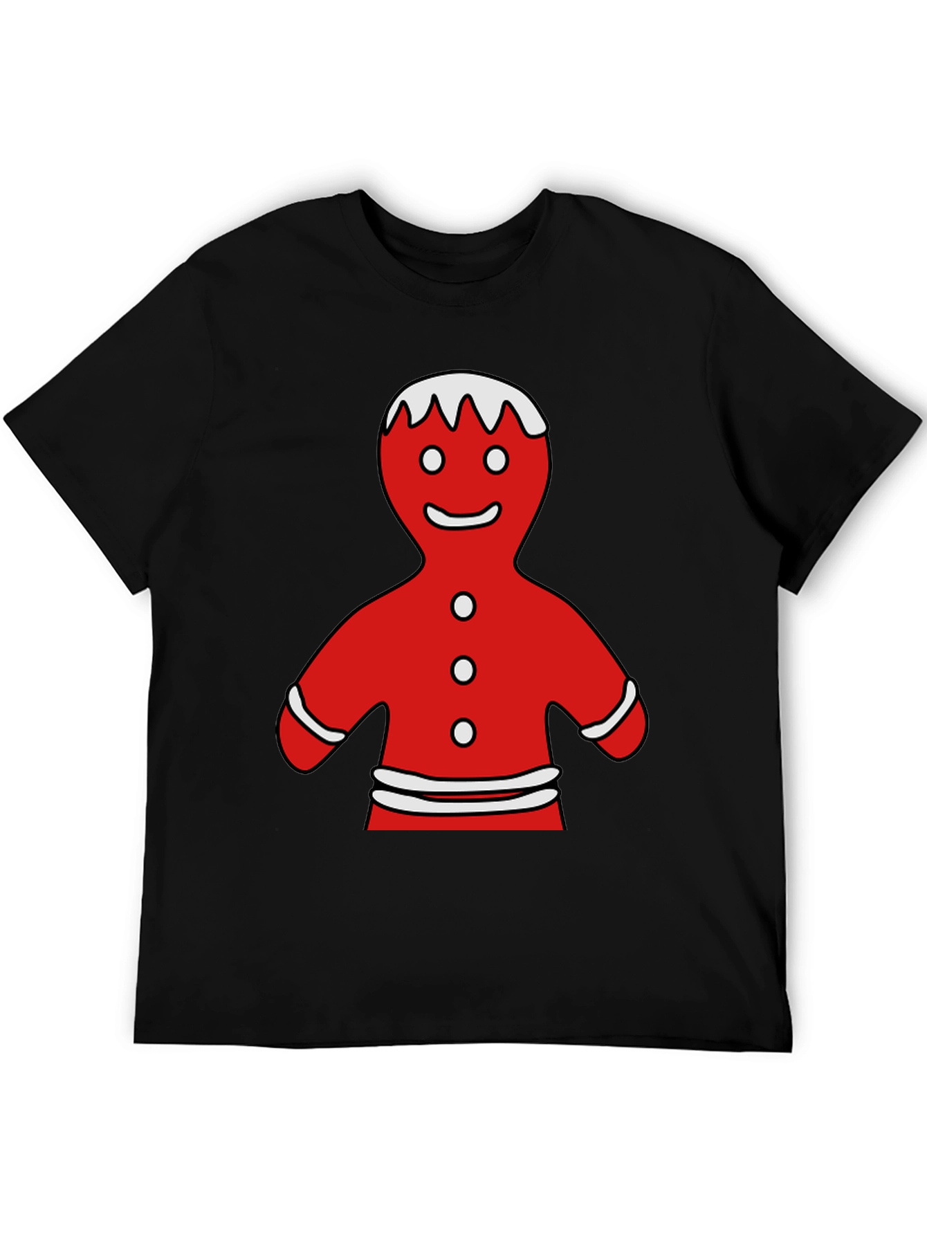 Gingerbread Man Graphic Tee - Holiday Festive Shirt