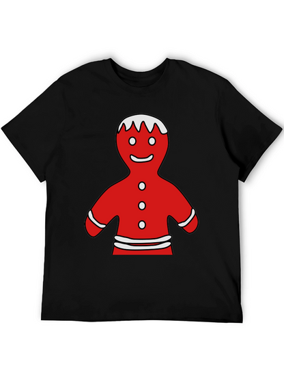 Gingerbread Man Graphic Tee - Holiday Festive Shirt