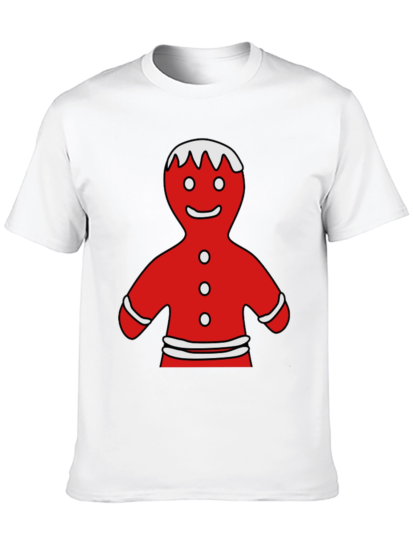Gingerbread Man Graphic Tee - Holiday Festive Shirt