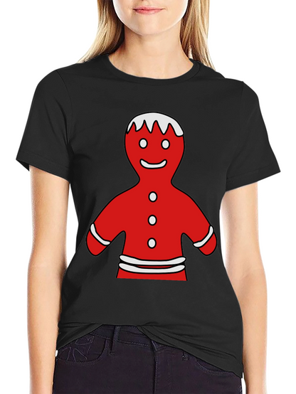 Gingerbread Man Graphic Tee - Holiday Festive Shirt