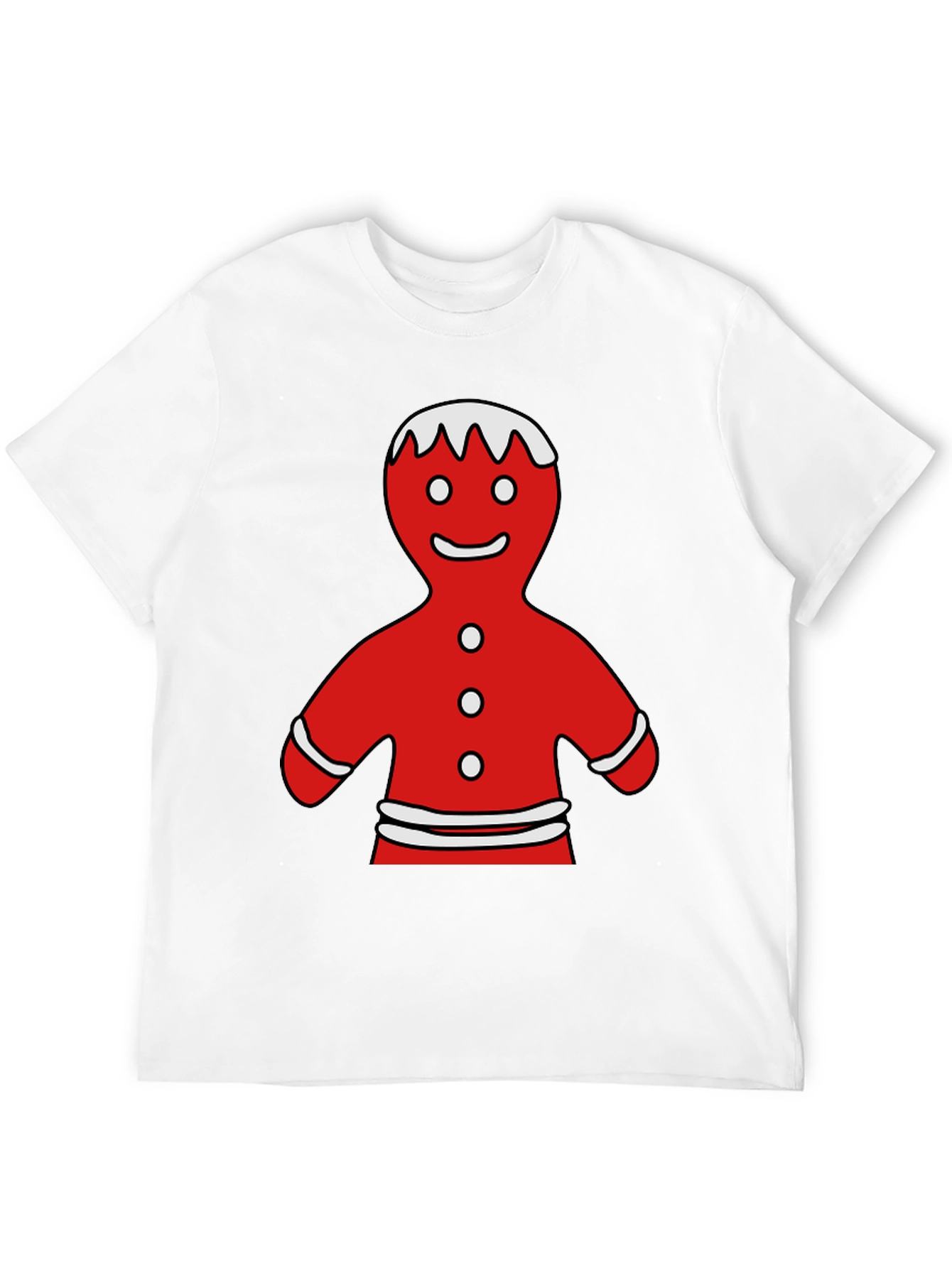 Gingerbread Man Graphic Tee - Holiday Festive Shirt