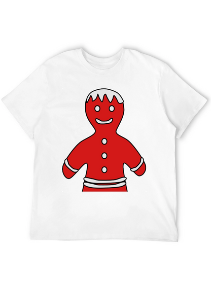 Gingerbread Man Graphic Tee - Holiday Festive Shirt
