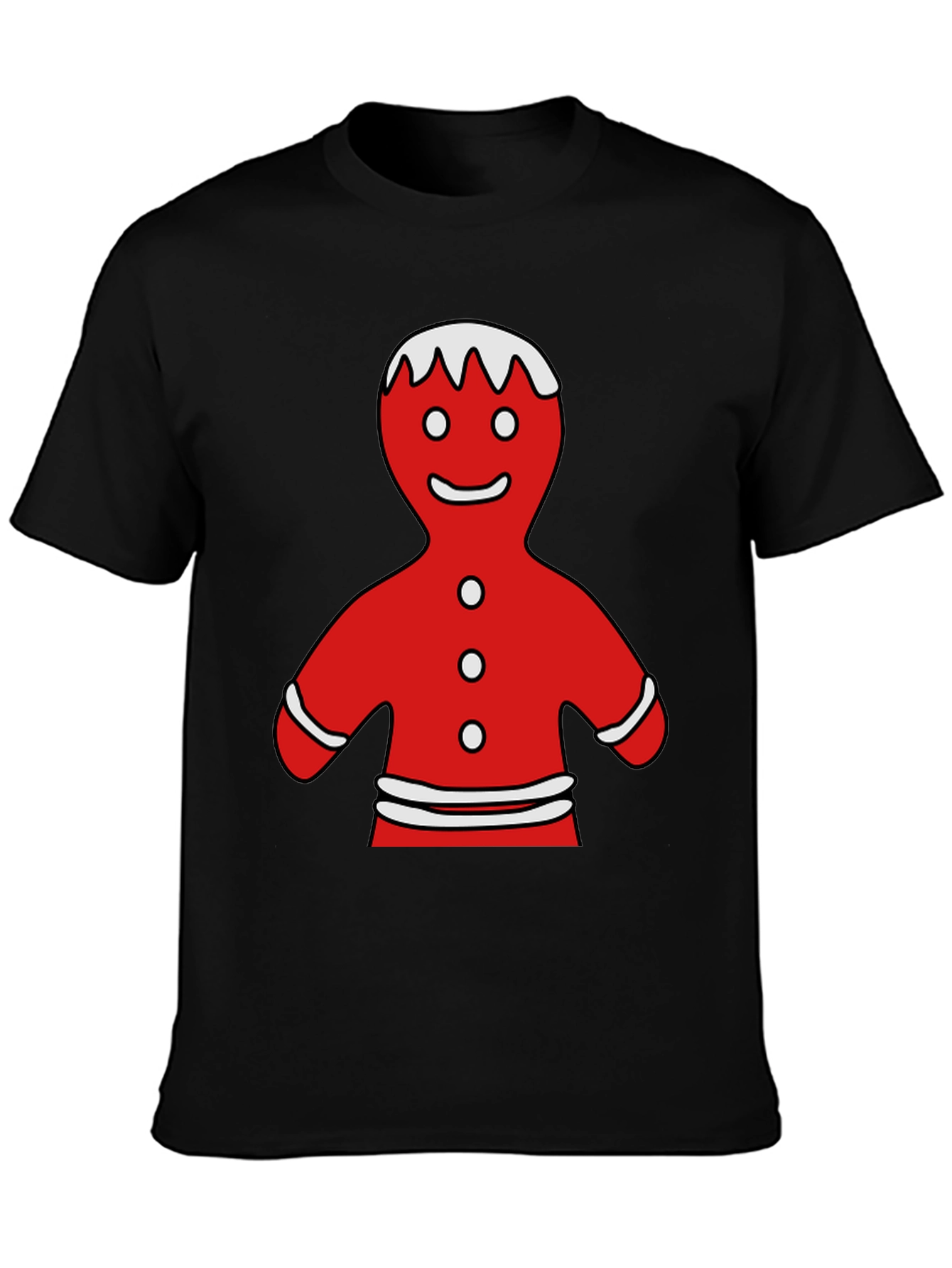 Gingerbread Man Graphic Tee - Holiday Festive Shirt