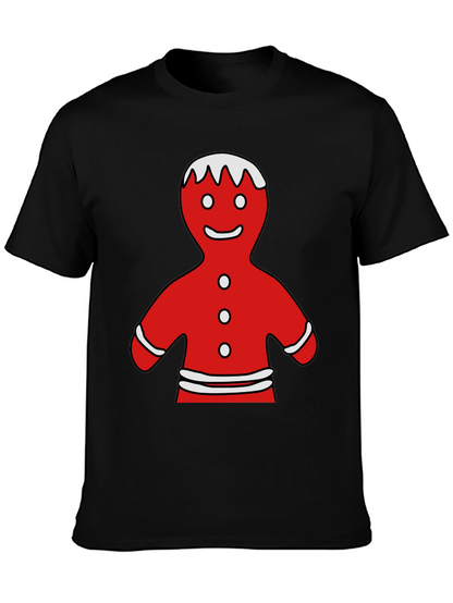 Gingerbread Man Graphic Tee - Holiday Festive Shirt