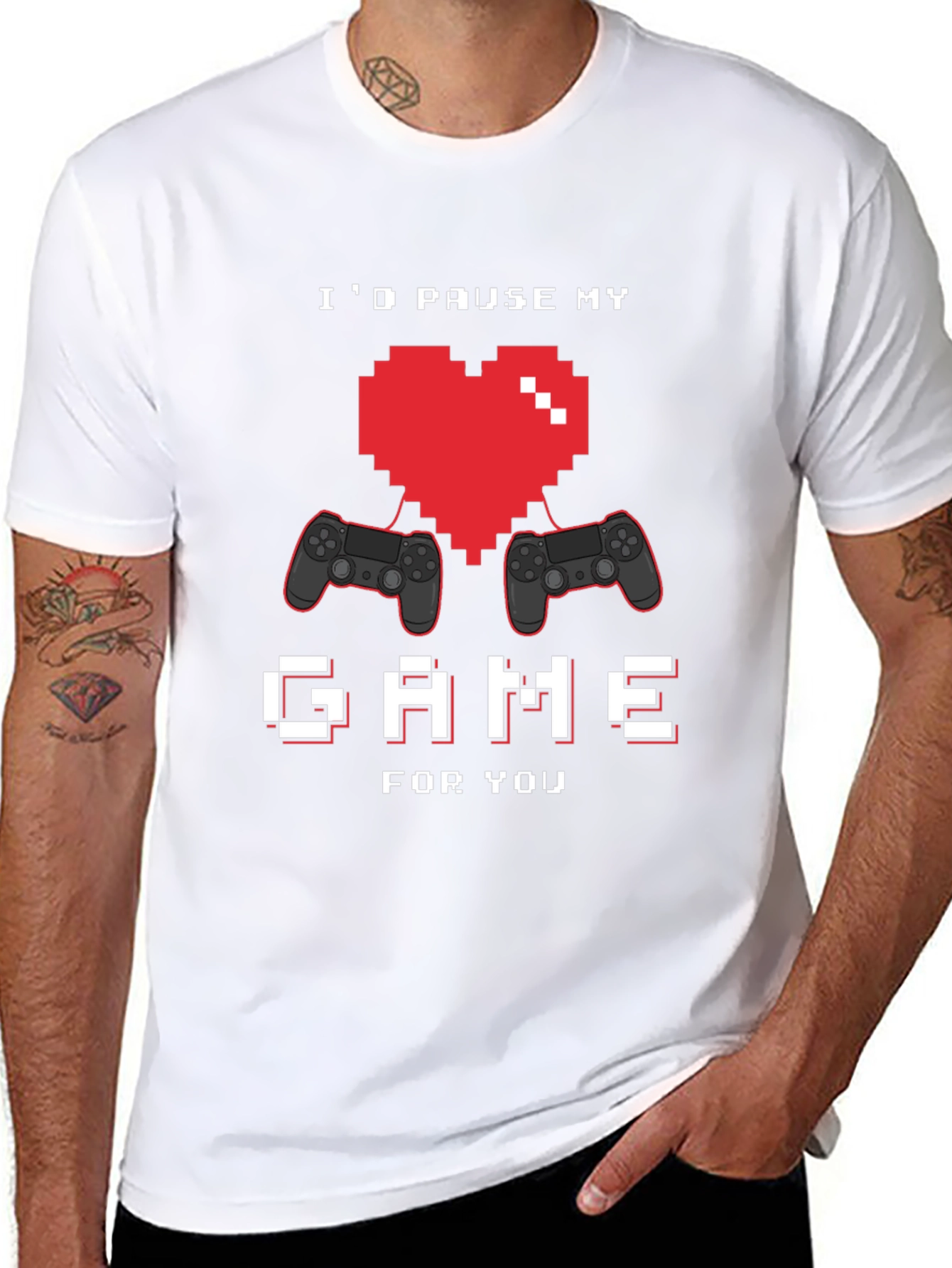 Id Pause My Game for You Graphic Tee